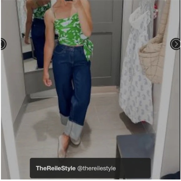 Women's High-Rise Straight Leg Wide Cuff Jeans - kate spade New York 4 | NWT - Picture 5 of 12